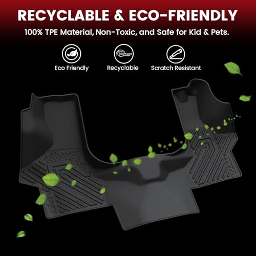 Image of LASFIT Floor Mat for Ford Transit 150 /250 /350 /350HD 2015-2021 Vinyl Floor