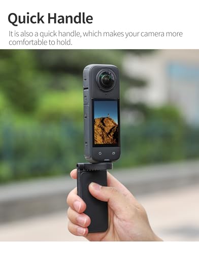 Image of Magnetic Mount Stand Compatible with Insta360 x4, with 1 /4″ Screw Action Camera Accessories for Insta 360 x4 /x3 /go 3s /DJI Osmo Pocket 3 /GoPro Hero 13 /12 Quick Fixation