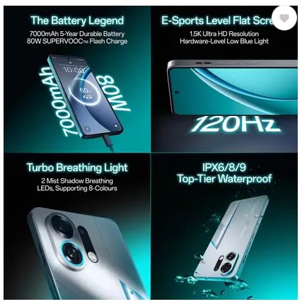 Image of OPPO K13 Turbo Pro 5G, Midnight Maverick (12GB, 256GB)