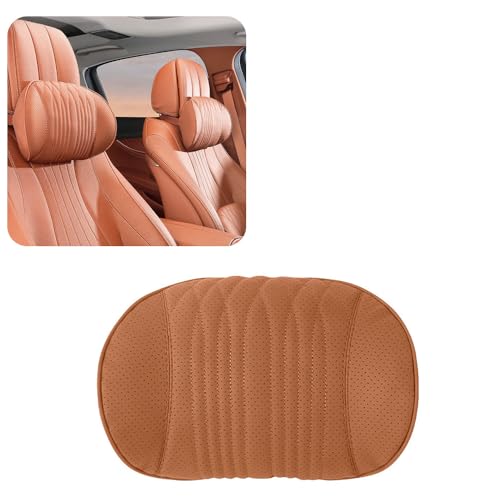 SANRILY アウディの カーヘッドレスト ネックピロー ランバーバックサポート 車のネックサポート 枕カバー Audi A1 A3 S3 A4 S4 RS4 A6 S6 RS6 Q3 Q3SB Q5 Q5L等に適用 車のヘッドレストド ユニバーサル ヘ