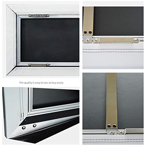 Pantalla de proyector de 100 pulgadas para pared con diseño sin bordes 16:9 6