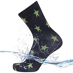 Ultra-thin Black-yellow Star-crew Socks