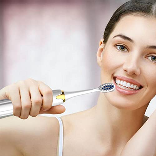 Battery Soft Bristle Series Electric Toothbrush 9500 Times / Min Acoustic Cleaning Battery Powered with 3 Toothbrush Head - Image 4