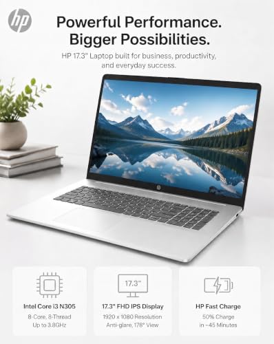 HP 17 Inch FHD Laptop Computer for Business & Students 32GB RAM 1TB SSD - image 8