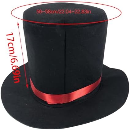 Amazon.co.jp: 黒のシルクハット ボウラー シルクハット マジシャン