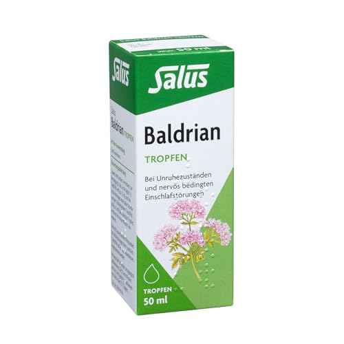 Salus - Baldrian Tropfen - bei Unruhezuständen und nervös bedingten Einschlafstörungen - 1x 50 ml Flasche