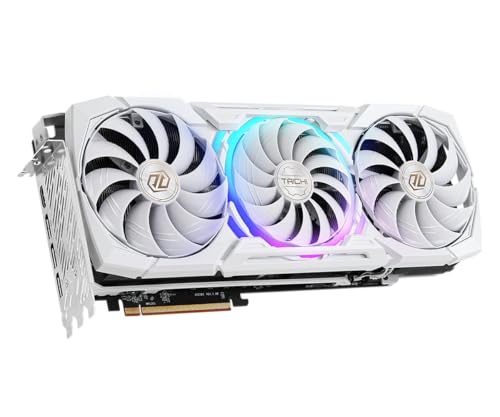 Image of ASRock AMD Radeon RX 7900 XTX Taichi White 24GB OC 20 Gbps GDDR6 384-Bit Dual BIOS 7680 x 4320 110 /100 /110mm Striped Ring Fans Graphics Card