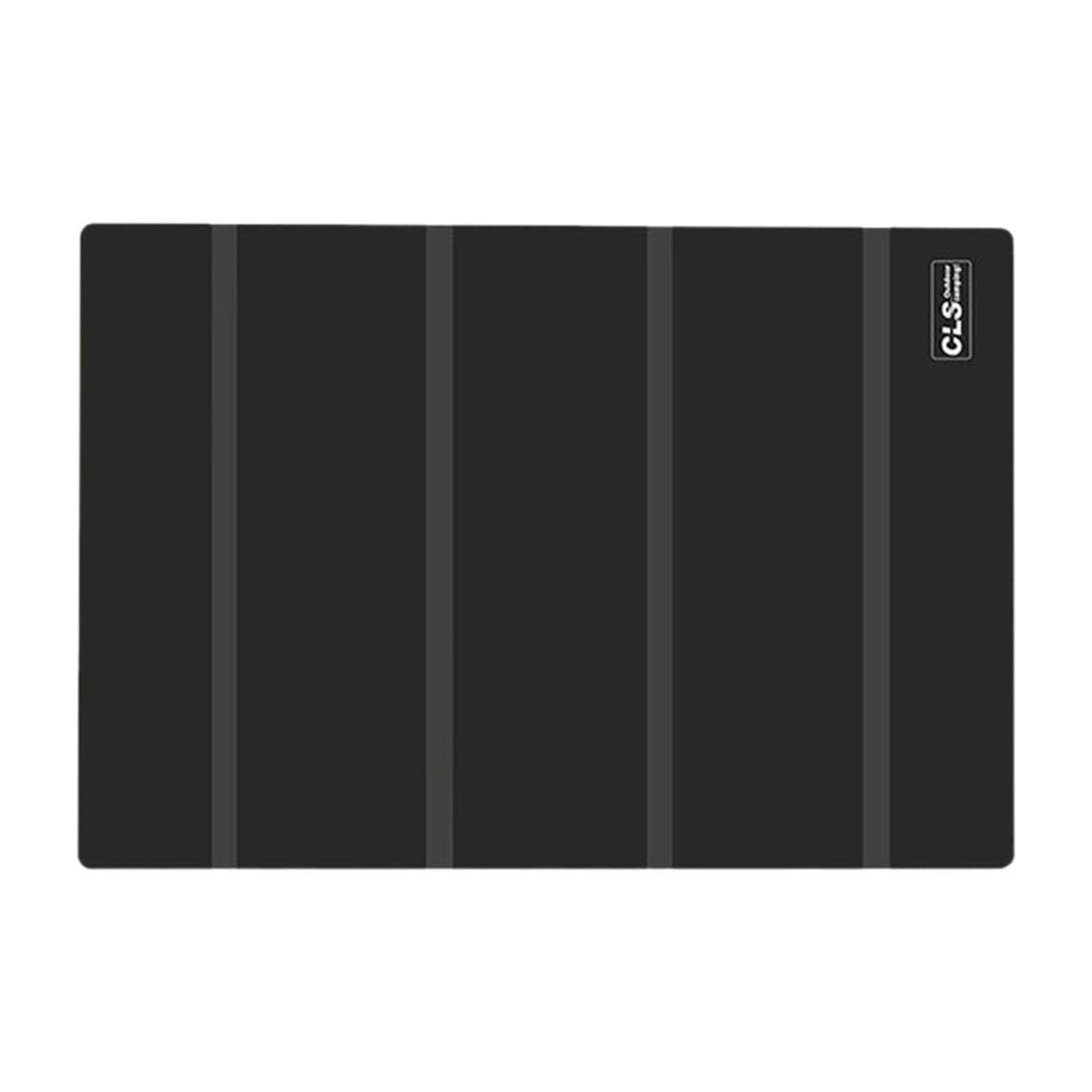 Baoblaze Tapis de Table Silicone Matelas Protecteur Huile Antidérapant Thermique Imperméable pour Table Convient Jardin, Noir