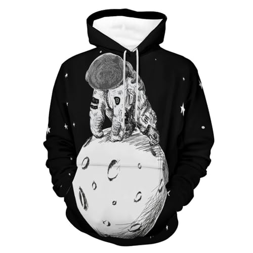 Hoodie espace UMENG sweat urbain à capuche pour vos sorties décontractées