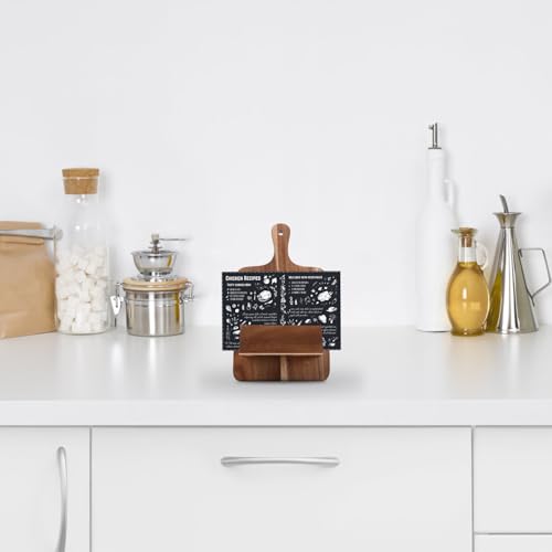 Soporte estable de pared para libros de recetas y menús 6