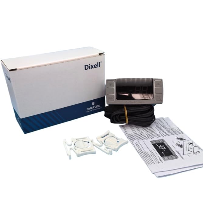 Thermostat Dixell/Copeland XR02CX-5N0C1 230V – Contrôleur Température Frigo Professionnel 0/+60°C – Sonde NTC Incluse – Chambre Froide/Vitrine...