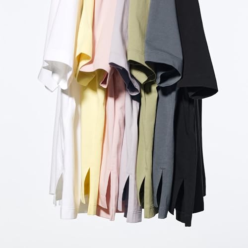 Image of Alan Jones Clothing Alan Jones Women's Relaxed Fit Side Slit Cotton Short Sleeve T-Shirt