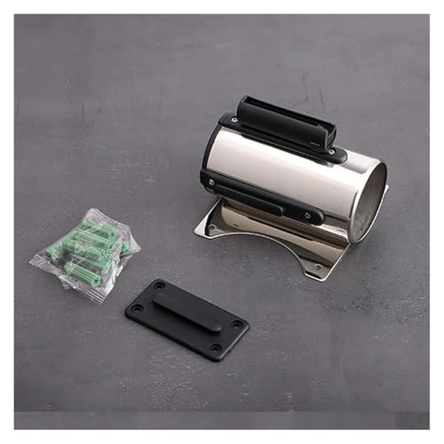 Barrière télescopique murale 5m inox réglable pour interdire accès zone - 6