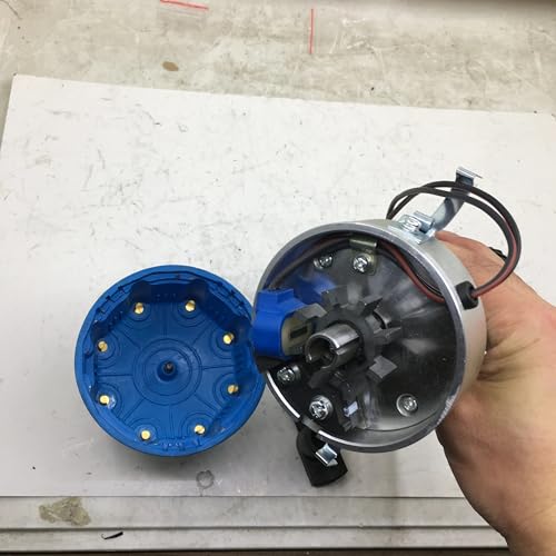 Distribuidor de encendido de 8 cilindros con tapa azul contra fallos de arranque 3