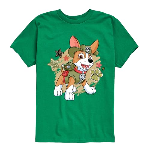 HYBRID APPAREL - Paw Patrol - Tracker Paw Patrol - Toddler & Youth Short Sleeve Graphic T-Shirt