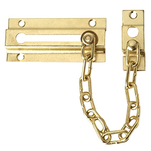 WOLFPACK LINEA PROFESIONAL - Brass Door Safety Chain (Blister 1 Piece), único