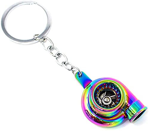 Llavero turbo cromado especial, compresor aire coche deportivo racing Cover