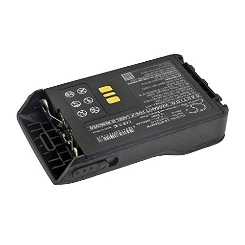 TECHTEK Batería 2600mAh Compatible con [Motorola] DP3000e, DP3441, DP3441e, DP3661, DP3661E, XiR E8600, XiR E8608, E8608i, E8628i, E8668, P8600 sustituye PMNN4440, PMNN4440AR, PMNN4502A, PMNN4511A