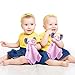 Pro Goleem Elephant Security Blanket Twin Baby Gifts Baby Snuggle Toy Lovey for Infant Girls Soft Lovie Pink, 2 Pack