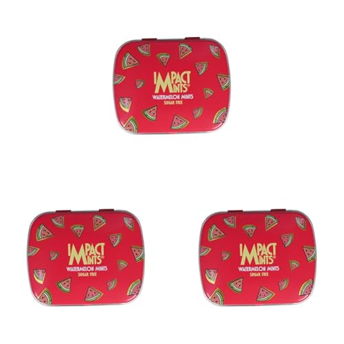 Image of Impact Mints Sugar Free Watermelon Flavour Mints Summer Edition - 14g (Pack of 3)