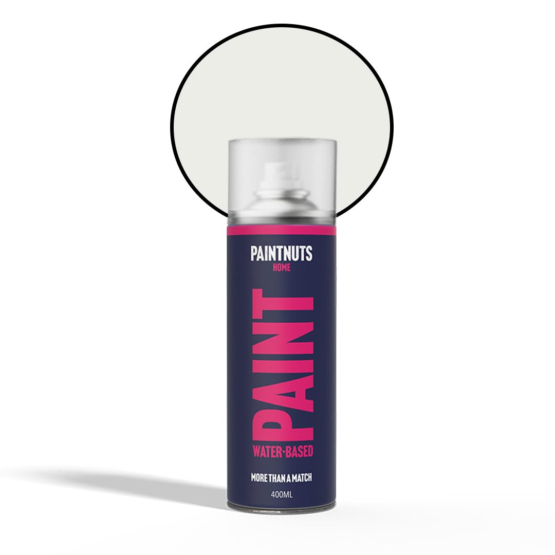 Paintnuts Signal White Water Based Multi-Surface Paint - Ral-9003 - Gloss 400Ml Spray Can