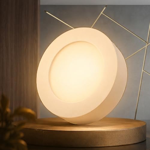 Image of Instapower Aluminium Surface Ceiling Light Ultra Slim Round LED Downlight 2-Year Warranty (Warm White-15W)
