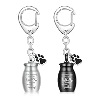 Portachiavi Ceneri Commemorativo Umane E Animali Portachiavi Urna Ceneri Lobounny - Commemorativo Per Animali Domestici E Persone Portachiavi Ceneri Portacenere Portatile Da Tasca