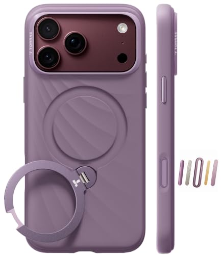 TORRAS Q3 Wind for iPhone 18 Pro Case, Liquid Silicone, 360 Magnetic Stand - image 1