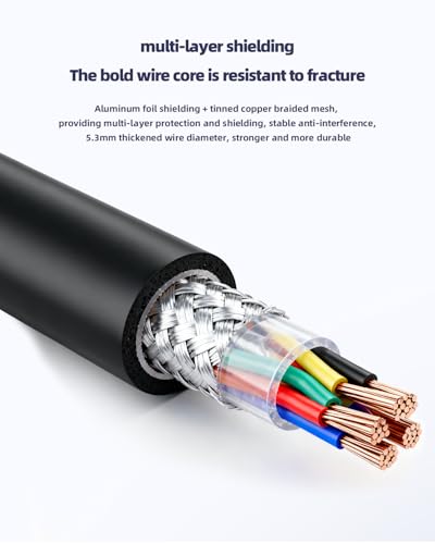 USB4 Type C to RJ45 10G Tarjeta de red con chip Intel JHL6340 y puerto AQC107 10G, compatible con Thunderbolt 3/4, adaptador Ethernet 10Gb para Win10/11/MacOS/Linux miniatura 7