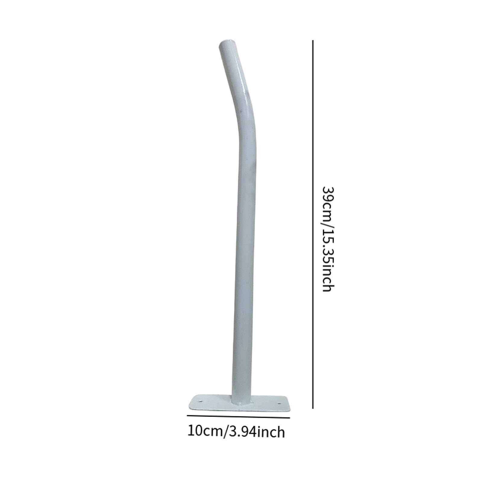 kowaku Wall Mount Exercise Ball Holder Organizer Multipurpose Wall Hanger Home Gym Fitness Ball Wall Rack for Cleaning Supplies Ski, 2PCS White