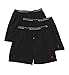 Classic Cotton Knit Boxer 3-Pack,Black,Medium