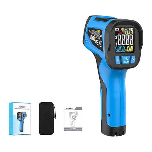 Thermomètre double mode sonde K et infrarouge 12:1 contre les erreurs de mesure
