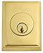 Emtek 8468 Polished Brass Deadbolt Emtek 8468 Rect