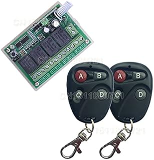 # 433MHZ 315 MHz DC12V 4CH RF Wireless Remote Control Switch Controllers & Rceiver Modules 4Relays