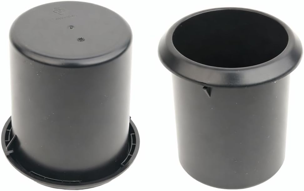 Hydra Fitness Exchange Elliptical Water Bottle Holder – Universal Gym Fitness Machine Cup Holder Durable Plastic Drink Holder for Home & Commercial Ellipticals - Life Fitness Compatible Charcoal Gray