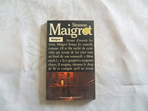 Maigret [French] 2266023217 Book Cover