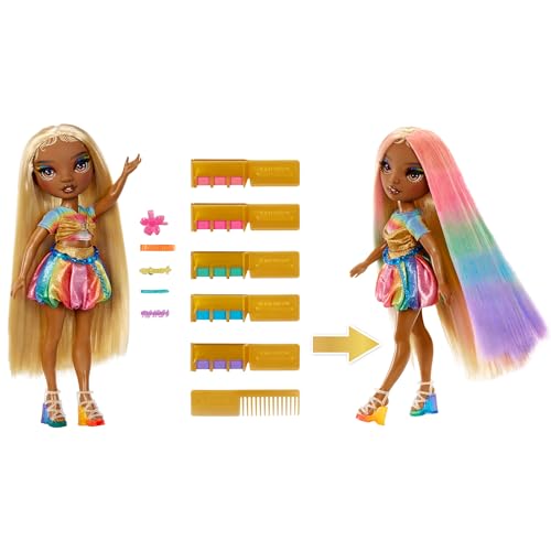 Rainbow High Muñeca Meline 11" con Kit para Peinar miniatura 2