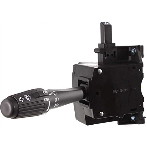 Evan Fischer Turn Signal Switch Compatible With 1994-2001 Dodge Ram 1500 And 1993-1998 Jeep Grand Cherokee Black 23-Prong Male Terminal #TOP2