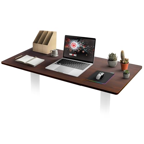 Duronic TT160 WT Plateau pour Bureau Assis Debout de 160 x 60 x 2 cm Compatible avec la Plupart des Structures motorisés Assis Debout Idéal pour Poste de Travail à Domicile ou Bureau