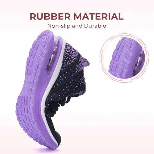 Image of Womens Slip On Tennis Sneakers Walking Running Shoes Easy to Wear
