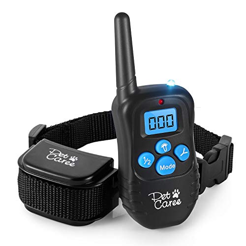 Pets Primal ELenest Shock Collar for Dogs with Remote, Adjustable Beep/Vibrating/Shock Dog Training Collar 100% Rainproof Rechargeable Electronic Dog Collar 330 Yards, E-Collar for Dogs
