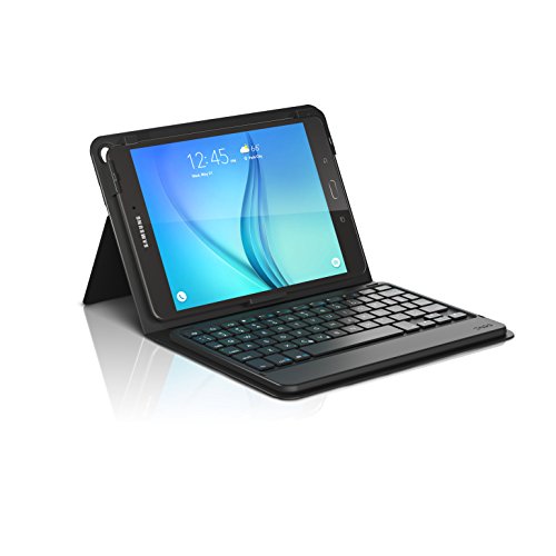 ZAGG TA8BSF-BB0 Messenger Folio Case and Bluetooth Keyboard for Samsung Galaxy Tab 8.0 - Black
