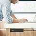 CCCEI 3 Outlets Wall Mount Power Outlet Strip with USB, Under Desk Power Strip Mountable Flat Plug, Desk Mount Power Strip with 6FT Power Cord, 125V 60HZ 12A 1500W.