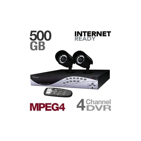 Night Owl Security Products TIGER-42500 4-Channel MPEG4 Video Security Kit with 2 Night Vision Cameras Cover