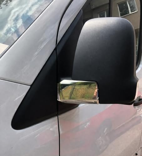 Chrome Side Mirror Cover Support Frame Trim Molding Caps For Sprinter W907 2018 2026