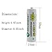 GEILIENERGY Solar Light Batteries NiCd AA 600mAh 1.2V Rechargeable Batteries for Solar Lamp Garden Light(Pack of 8)