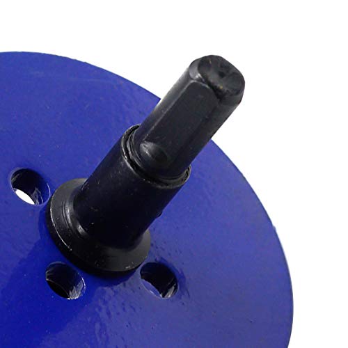 Image of Luomorgo 3 inch 75mm Hole Saw, 1 1 /4 inch Cutting Depth | HSS Bi-Metal, Hex Shank Drill Bit Adapter, For Wood Cornhole Boards Plastic Drywall Fiberboard
