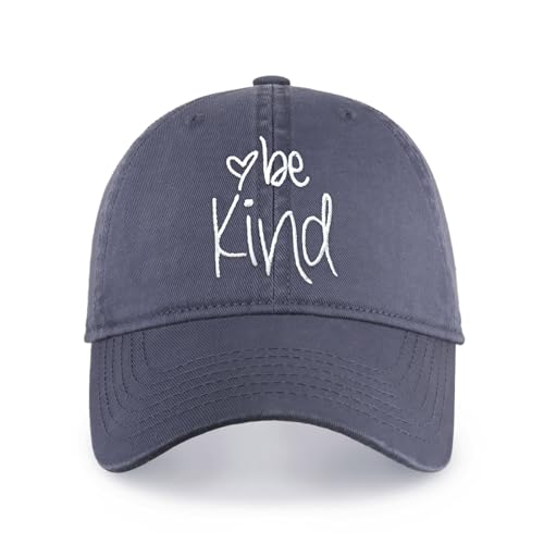 Image of ChoKoLids Be Kind Fashion Dad Hat Cotton Baseball Cap Polo Style Low Profile