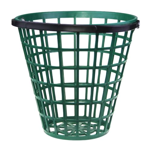 kiskick Cubo de Transporte para Pelotas de Golf, Suministros para Levantamiento de Pelotas, Cesta para Recoger Pelotas de Golf, Cesta de Campo de Golf de Gran Capacidad con asa L