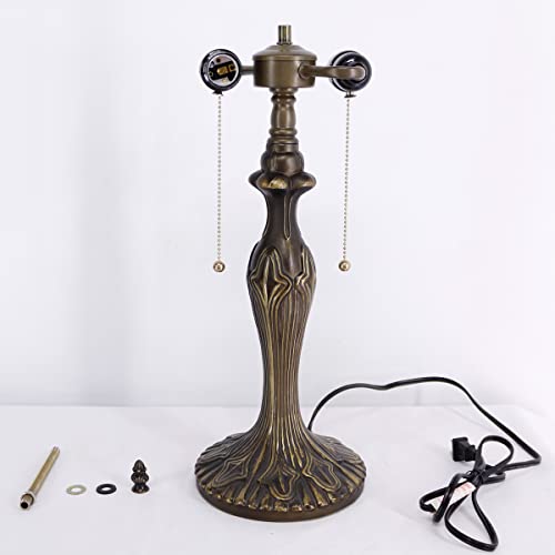 Image of WERFACTORY Zinc Tiffany Table Lamp Base Replacement Only 24 Inch Tall